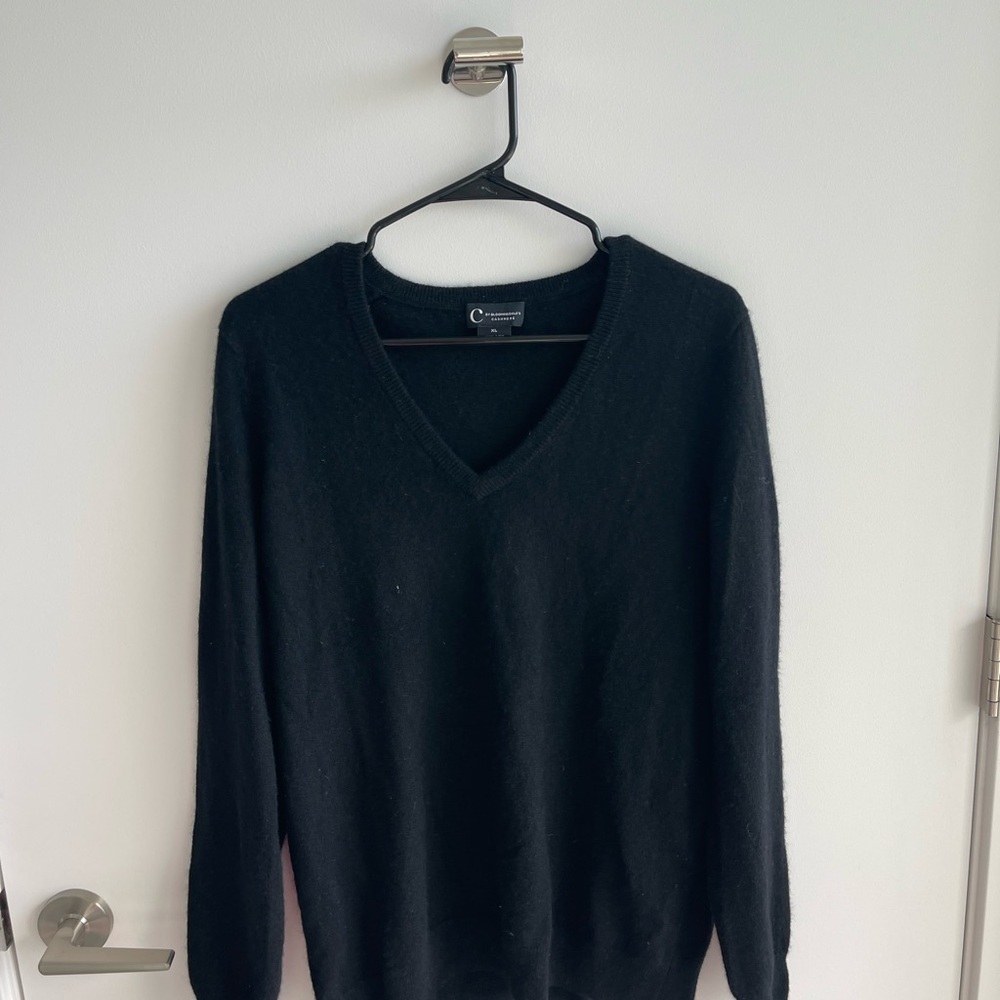 Bloomingdale’s Black Cashmere Sweater